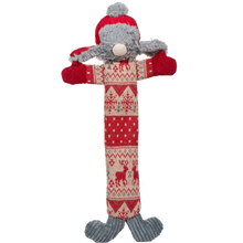 Load image into Gallery viewer, Hugglehounds Trapper Hat Santa Gnome Knottie