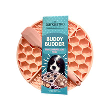 Load image into Gallery viewer, BarkBistro Buddy Budder Enrichment Mat with Spatula