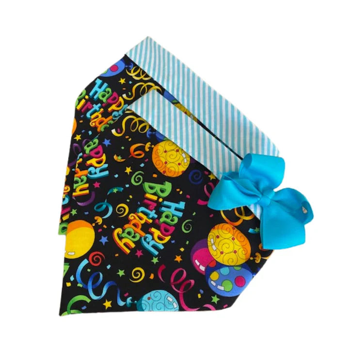 Chloe & Max Birthday Hats Bandana