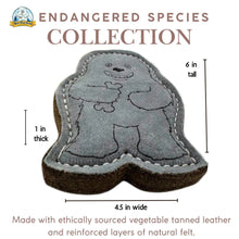 Load image into Gallery viewer, Yeti Dog Chew - Leather Dog Toy
