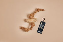 Load image into Gallery viewer, Canophera Coffee Wood Chew with Rope
