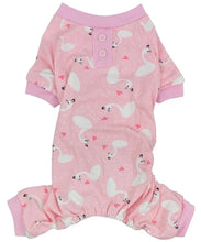 Load image into Gallery viewer, Parisian Pet Pink Swan Pajamas

