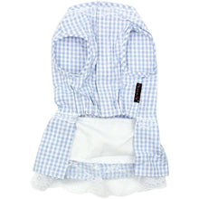 Load image into Gallery viewer, Parisian Pet Gingham Countryside Lace Dress
