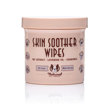 Natural Dog Skin Soother Wipes