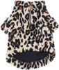 The Worthy Dog Leopard Quarter Zip Pullover Coat