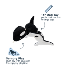 Load image into Gallery viewer, Tall Tails Holiday Orca Shake Play
