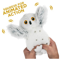 Load image into Gallery viewer, Tall Tails Holiday Animated Snow Owl

