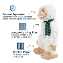 Load image into Gallery viewer, Tall Tails Holiday Yeti with Scarf
