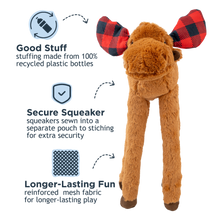 Load image into Gallery viewer, Tall Tails Holiday Gangly Moose Plush

