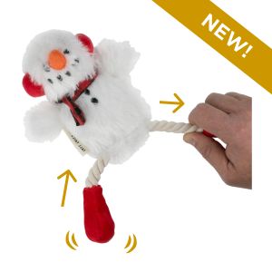 Tall Tails Holiday Snowman Rope Toy