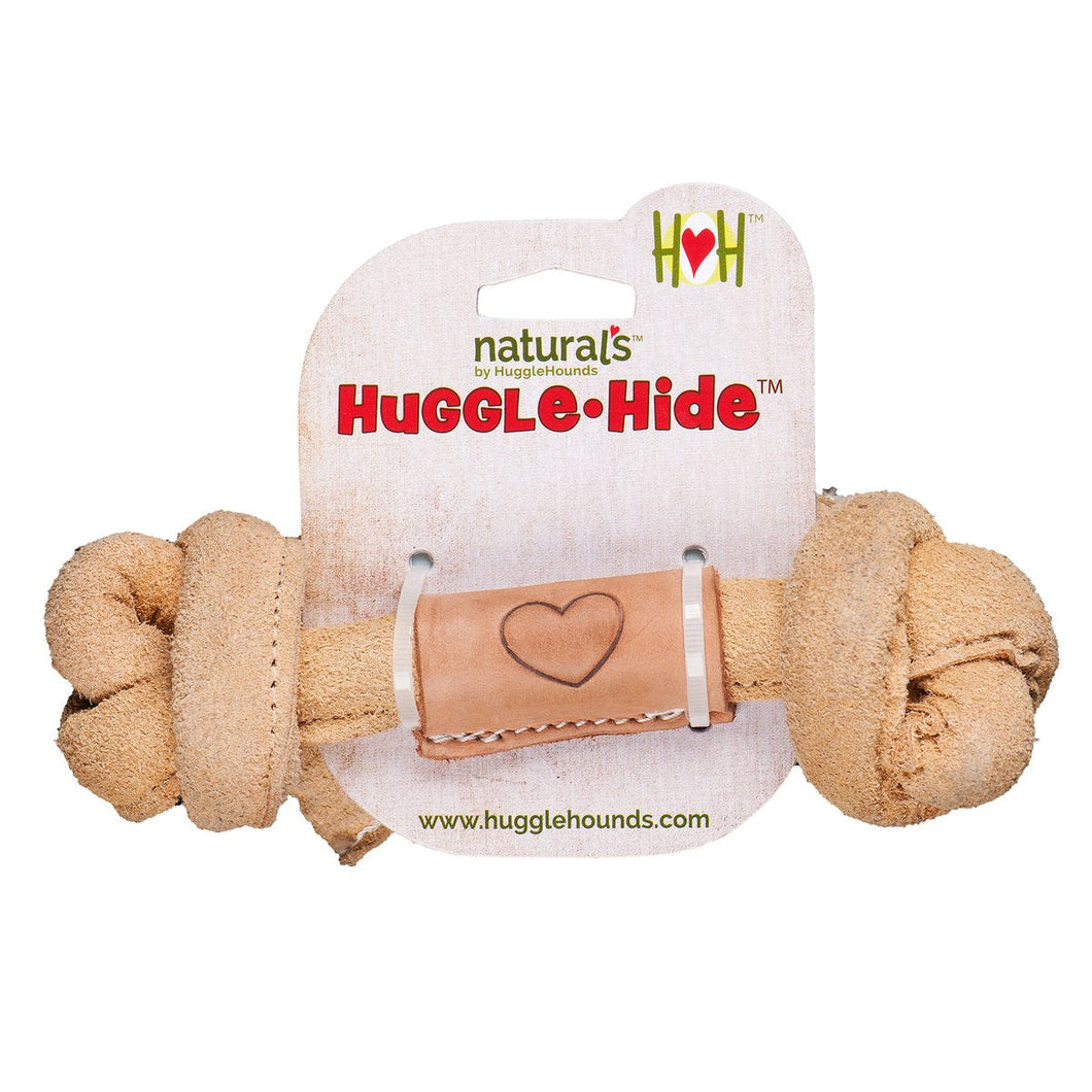 Hugglehounds Leather Knotted Bone