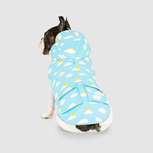 Load image into Gallery viewer, Canada Pooch Blue Clouds Raincoat
