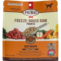 Primal Food Pronto Dog Beef 25 oz