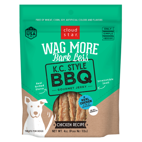 Wag More Jerky BBQ Grilled Chicken 10 oz