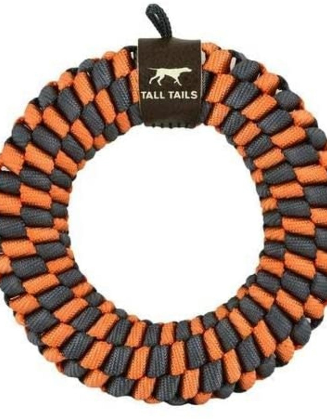 Tall Tails Braided Ring Orange Charcoal 5