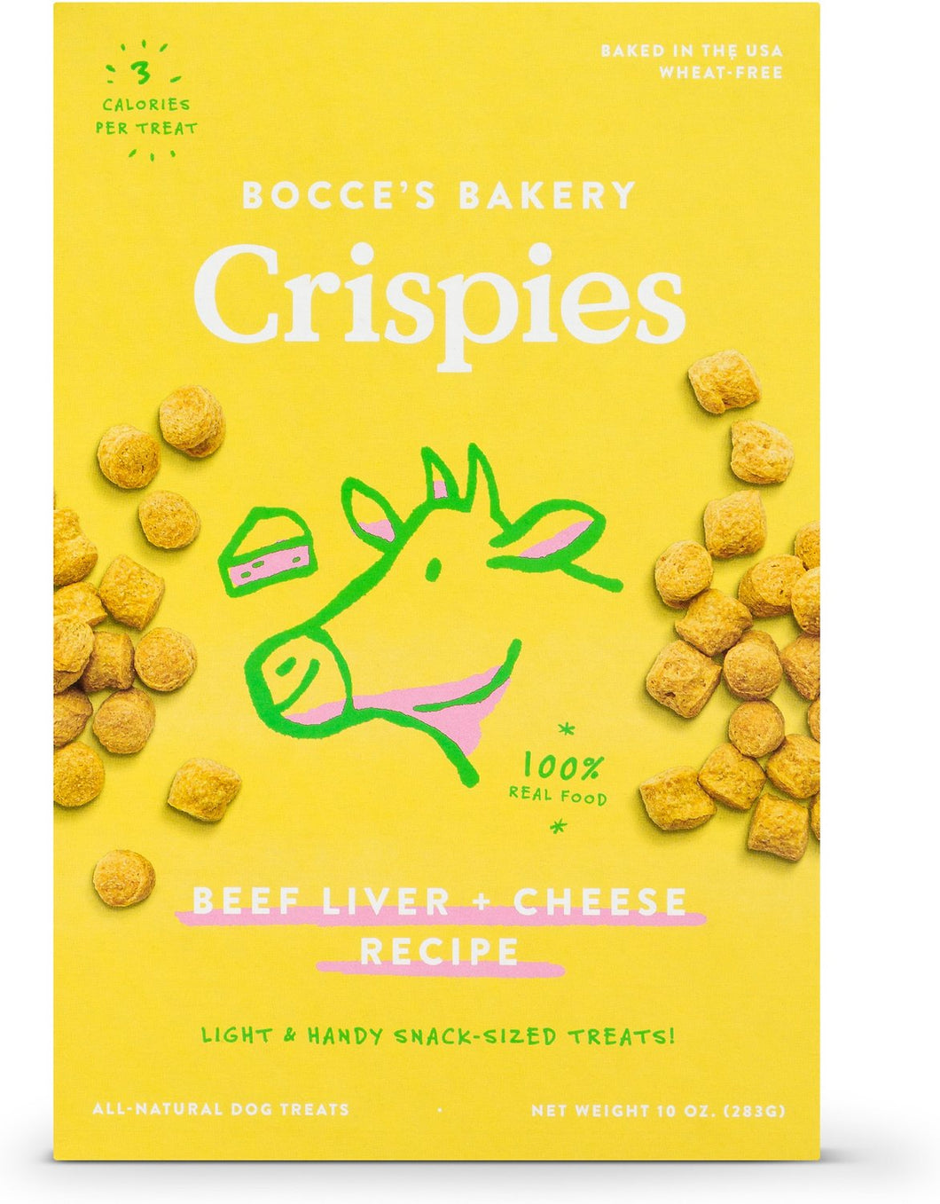 Bocce Crispies Beef Liver and Cheese 10 oz box