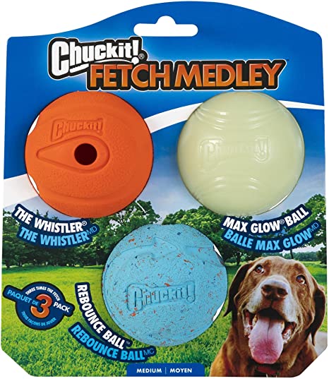 Chuckit Fetch Medley 3 pack (Medium)