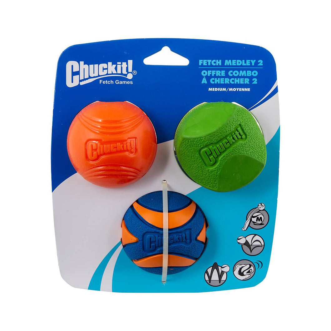 Chuckit Fetch Medley 3pk