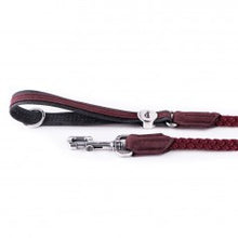 Load image into Gallery viewer, London Italian Faux Leather &amp; Rope Dog Leash - 6 foot

