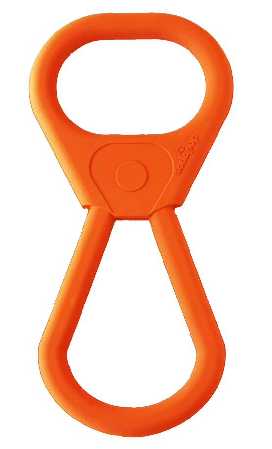 SodaPup Orange Pop Top Tugging Toy