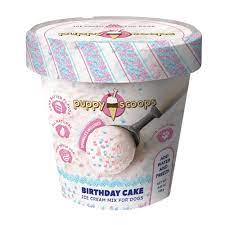 Puppy Scoops Birthday Cake Ice Cream Mix 5.65 oz