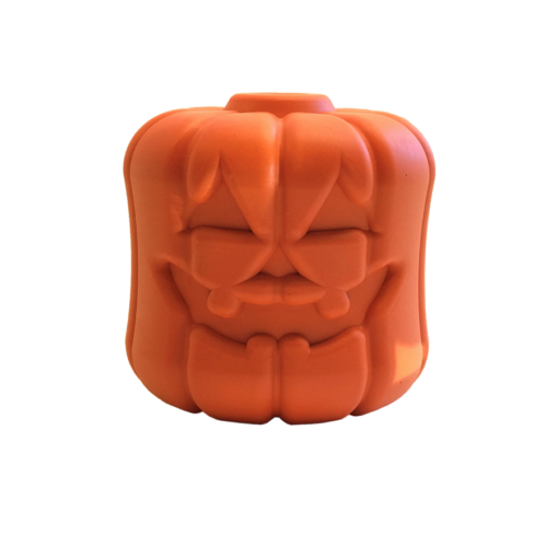 SodaPup Orange Jack O' Lantern Chew Toy/Treat Dispenser Large