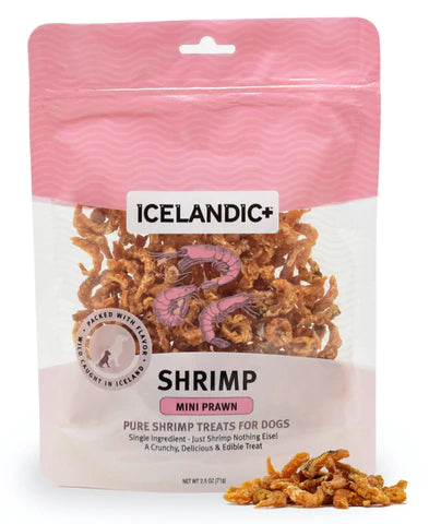Icelandic Plus Dog Treats Shrimp 2.5 oz